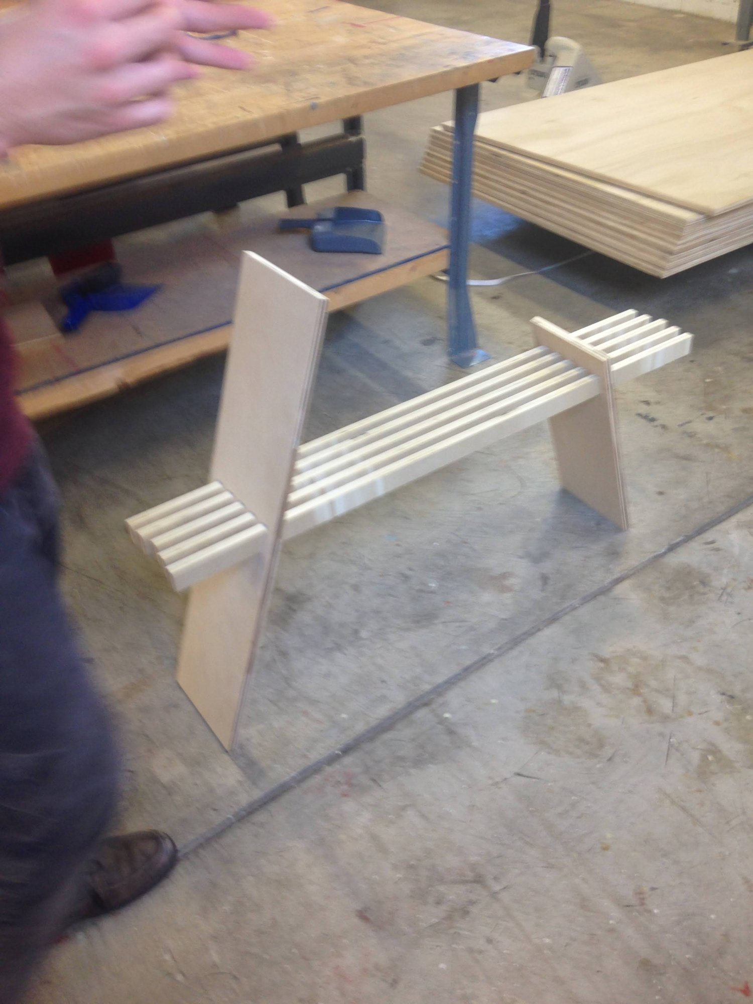 Nelson Quick-Slat bench — build photo 3